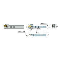 Držák DGTR 20B-2D35-JHP-SL