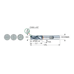 Fréza ERF060E13-3W06 IC900