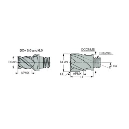 Fréza MM EC200A15R3.0-4T12 908