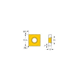 Destička SCMT 09T304-M3M IC6015