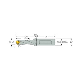 Vrták DCN 080-024-12A-3D