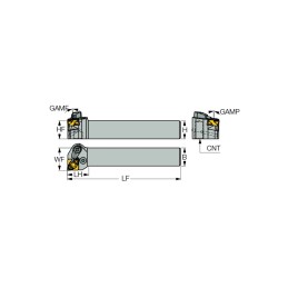 Držák PCLXR 1212F-09X-JHP