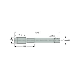 Závitník TPS M-5x0.8-M HETI